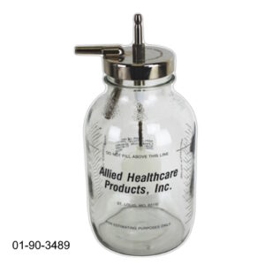 Glass Collection Bottle, with Metal Cap and Float Assembly 1200 ml - 01-90-3489